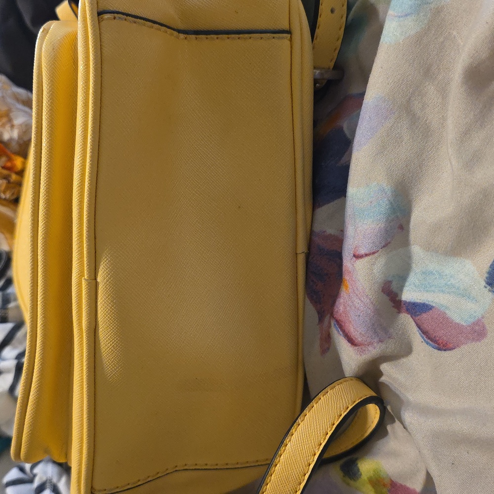 GUESS Yellow Mini Backpack - Picture 7 of 7